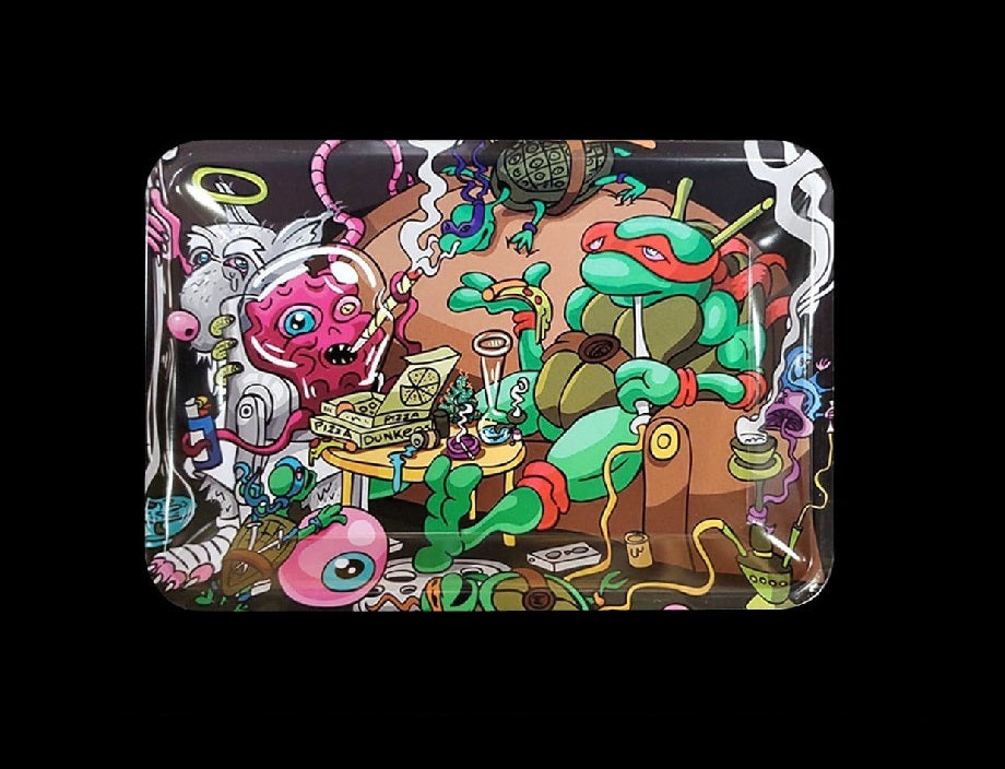 Outlet Ninja turtles rolling tray