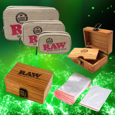 Stash boxes and bags are storage solutions designed to securely