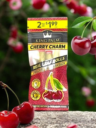 King Palm Cherry Charm Leaf Cones 0.5G - 2 Pack