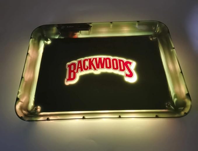 Backwoods Rolling Tray | Glow Light Up | Medium