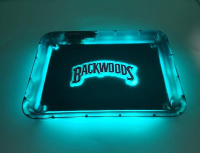 Backwoods Rolling Tray | Glow Light Up | Medium