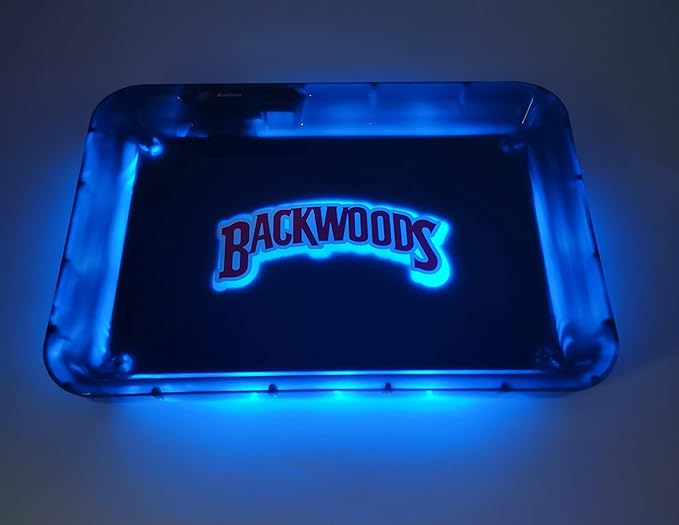 Backwoods Rolling Tray | Glow Light Up | Medium