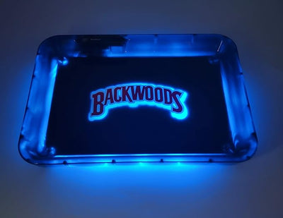 Backwoods Rolling Tray | Glow Light Up | Medium