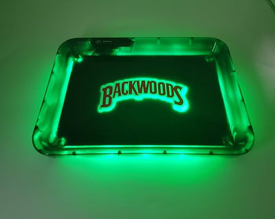 Backwoods Rolling Tray | Glow Light Up | Medium