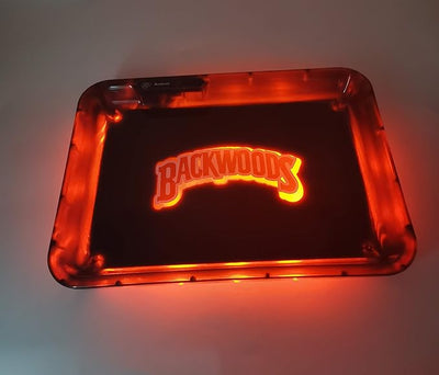 Backwoods Rolling Tray | Glow Light Up | Medium