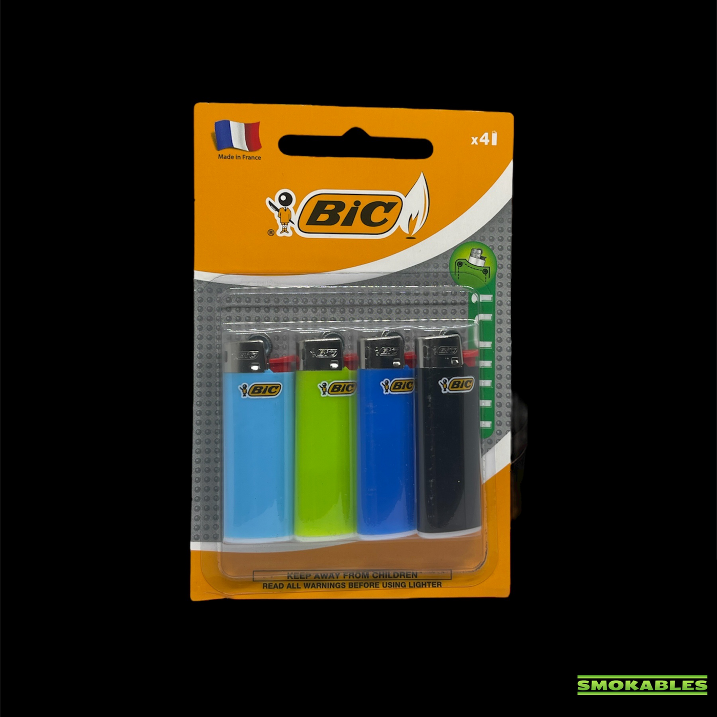 Bic | J25 | Mini Lighter 4 Pack