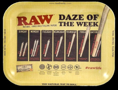 RAW Rolling Tray | RAW Weekly Daze | Mini