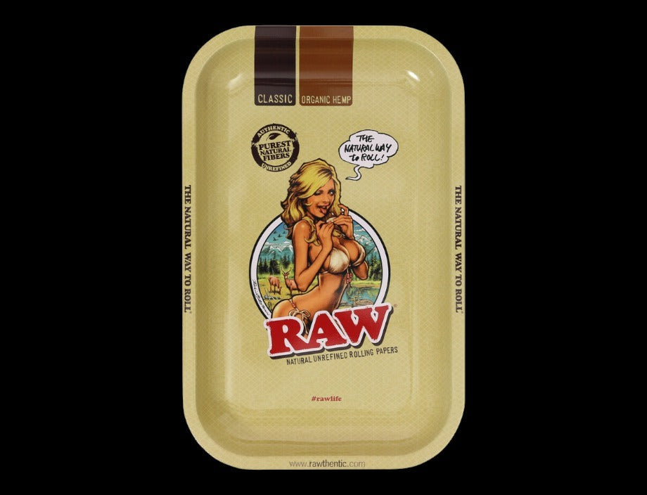 RAW Rolling Tray | RAW Bikini Babe | Small