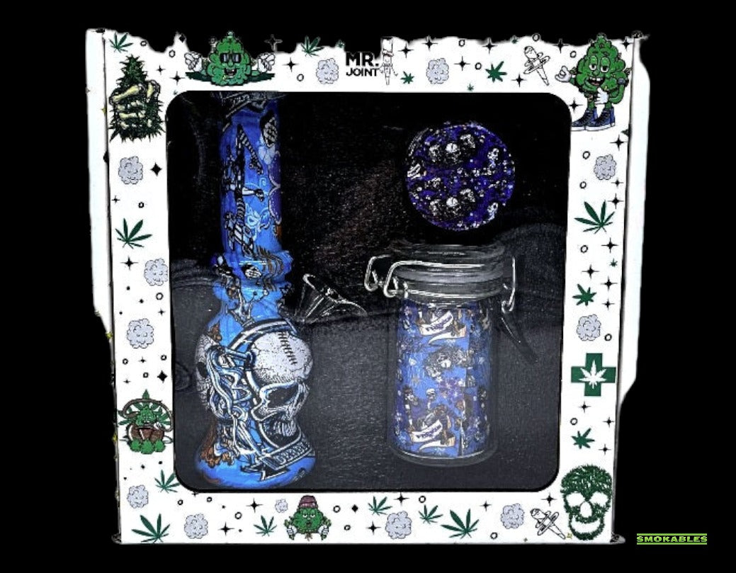 Mr. Joint Skull Face Bong Gift Set: Unleash Your Inner Rebel