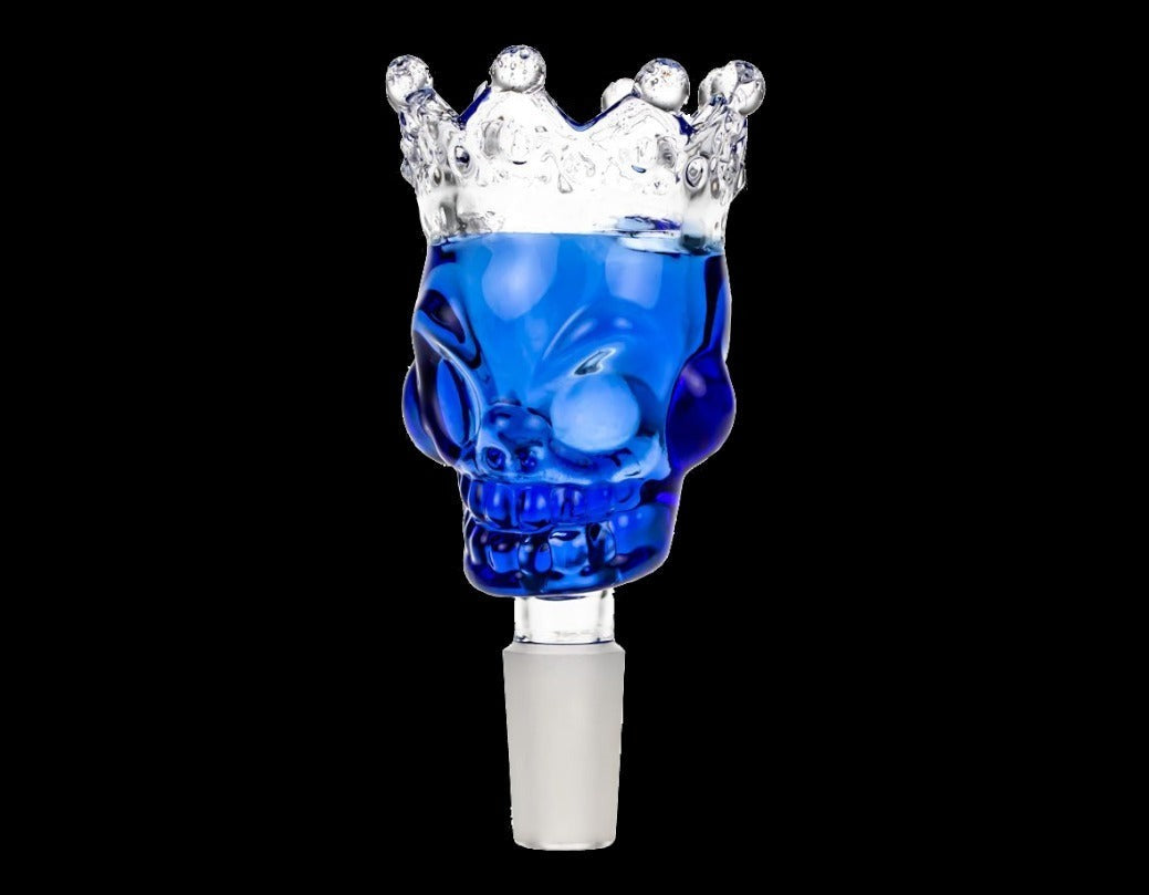 Skull 14mm Male Glass Cone Piece