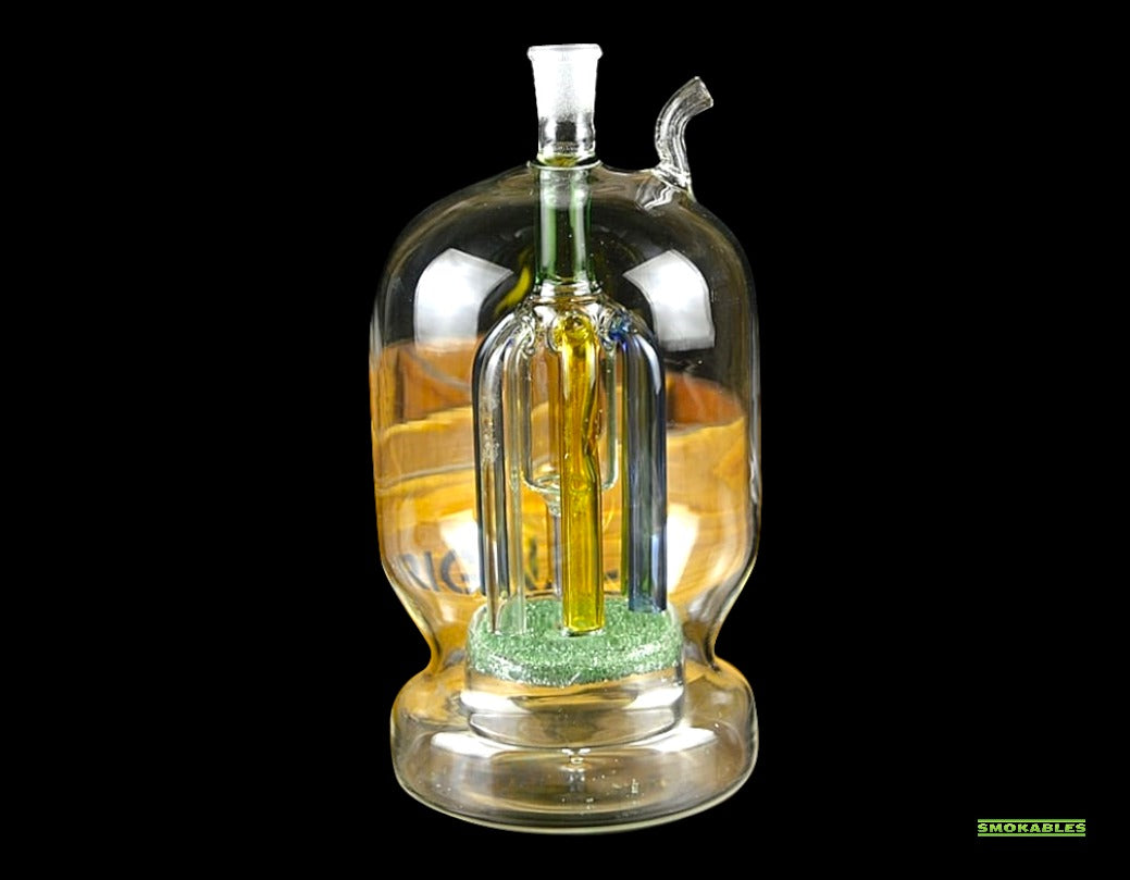 Glass Round Water Bubbler | 23cm