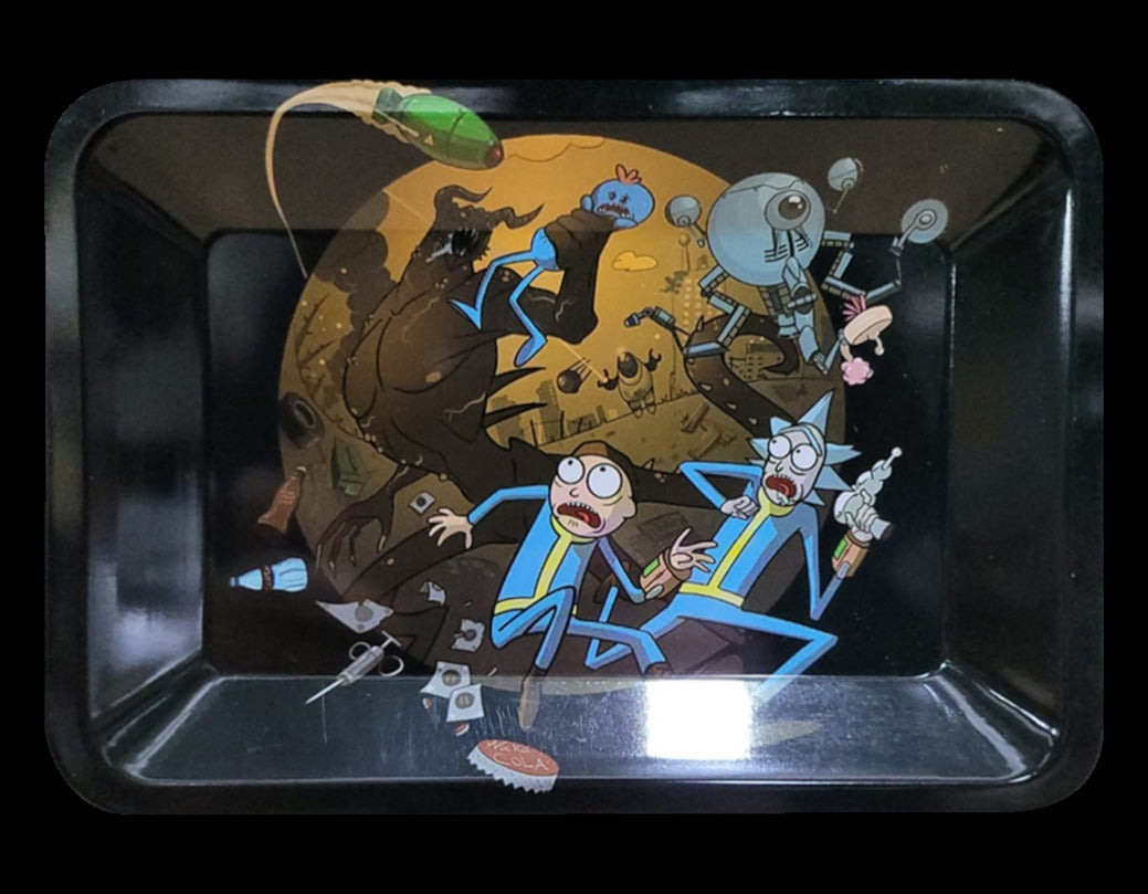 Nuclear Adventures: Rick and Morty Fallout Rolling Tray Mini