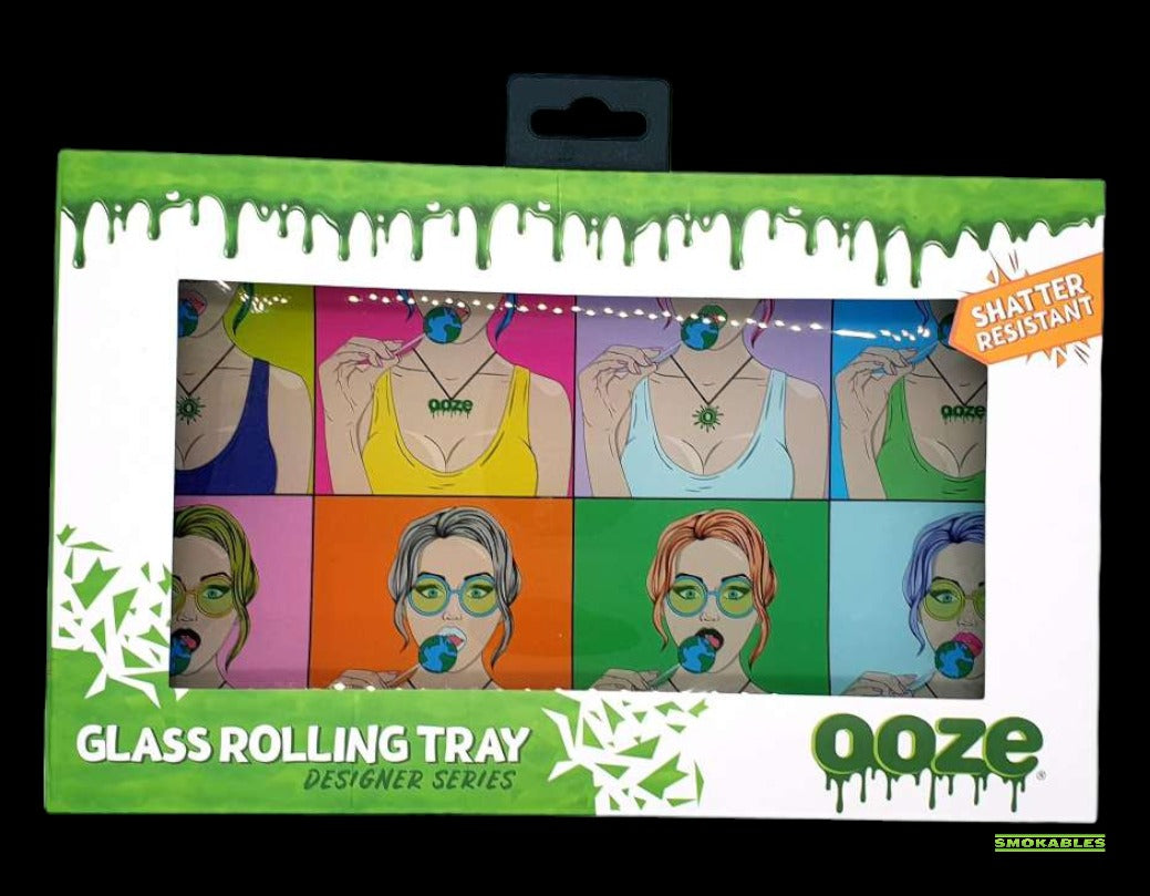 Ooze Lollipop Girl Rolling Tray Small