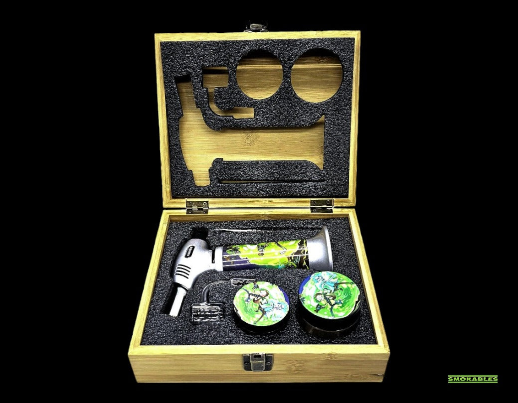 Complete Dabbing Essentials Kit with Wooden Box