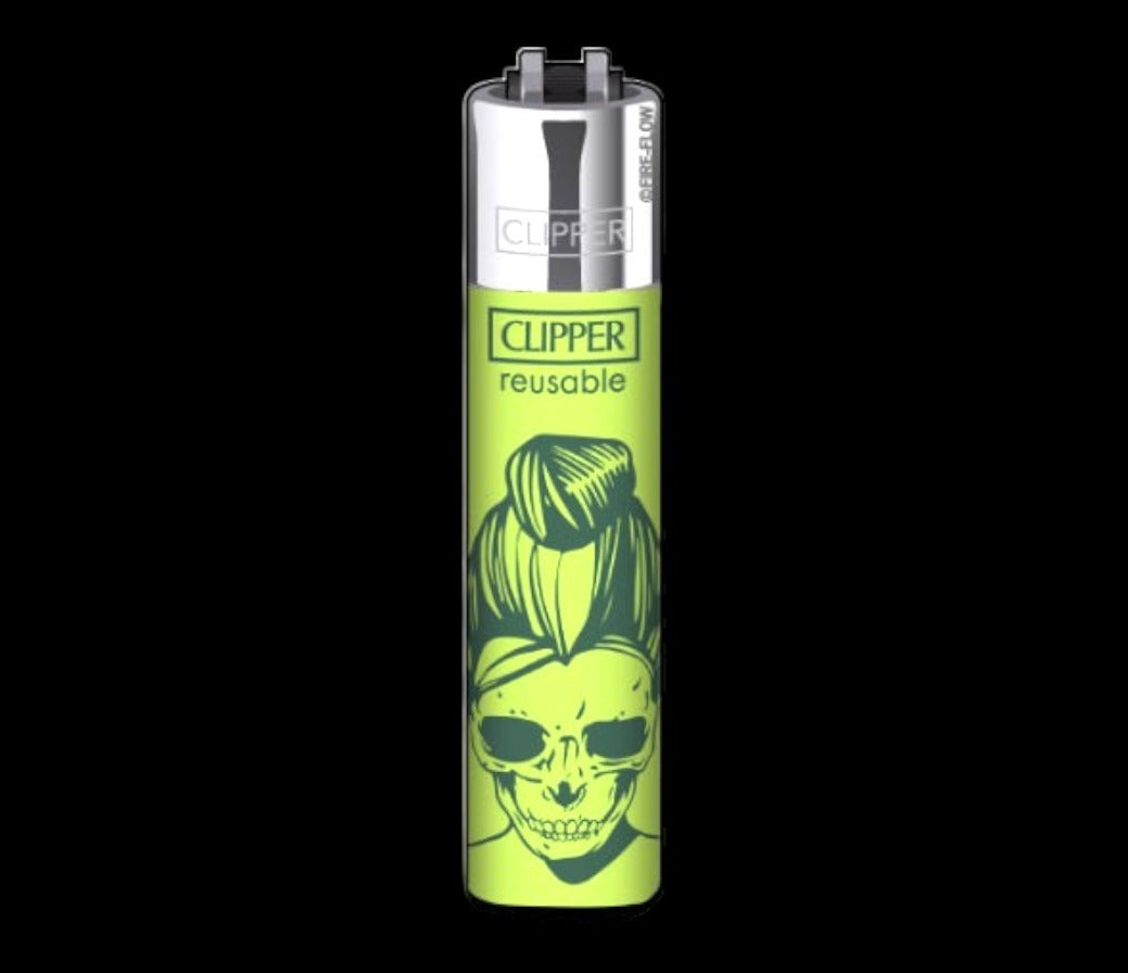 Clipper Lighter | Large | Lady Skull