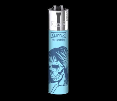 Clipper Lighter | Large | Lady Skull