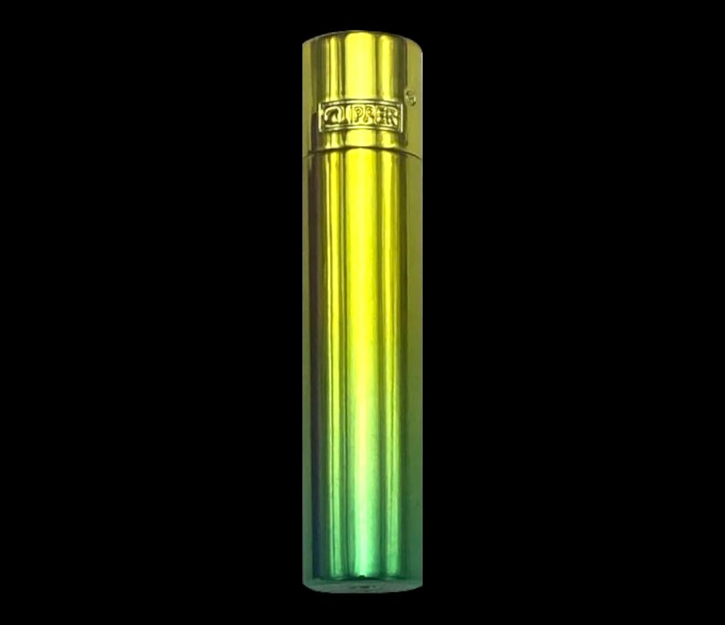 Clipper Metal Lighter | Large | Green Gradient