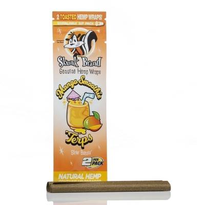 Skunk Brand Natural Hemp Wraps 2pk Mango Smoothie