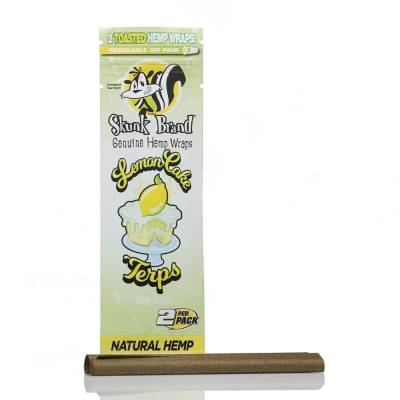 Skunk Brand Natural Hemp Wraps 2pk Lemon Cake