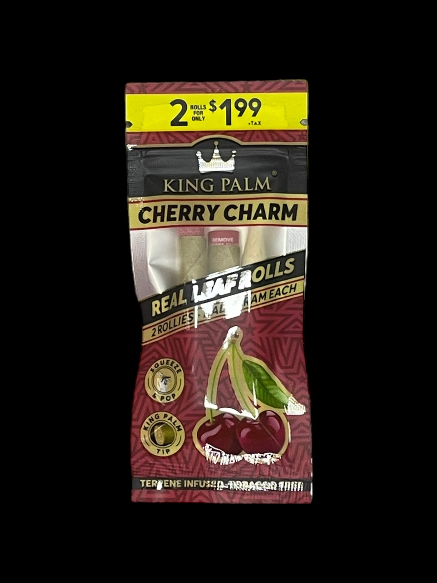 King Palm Cherry Charm Leaf Cones 0.5G - 2 Pack