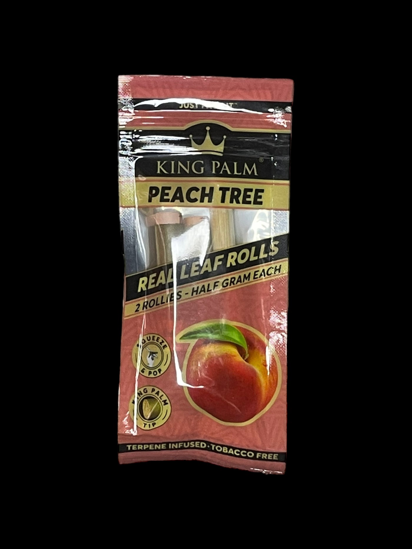 King Palm Peach Tree Leaf Cones 0.5G - 2 Pack