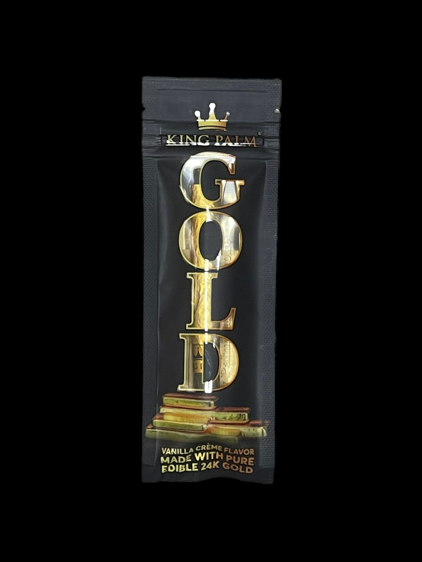 King Palm Vanilla Gold 24k Leaf Tubes 1G