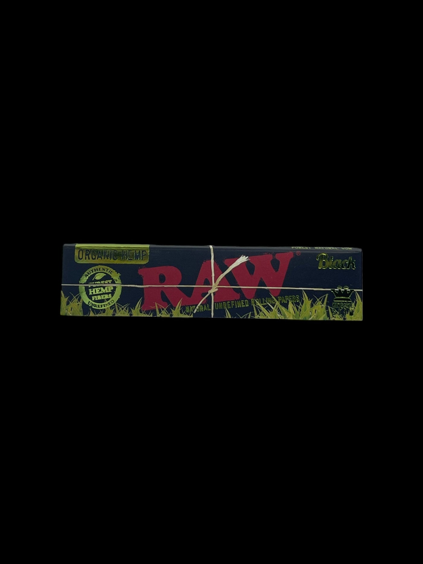 RAW Black Organic Hemp Kingsize Slim Rolling Papers