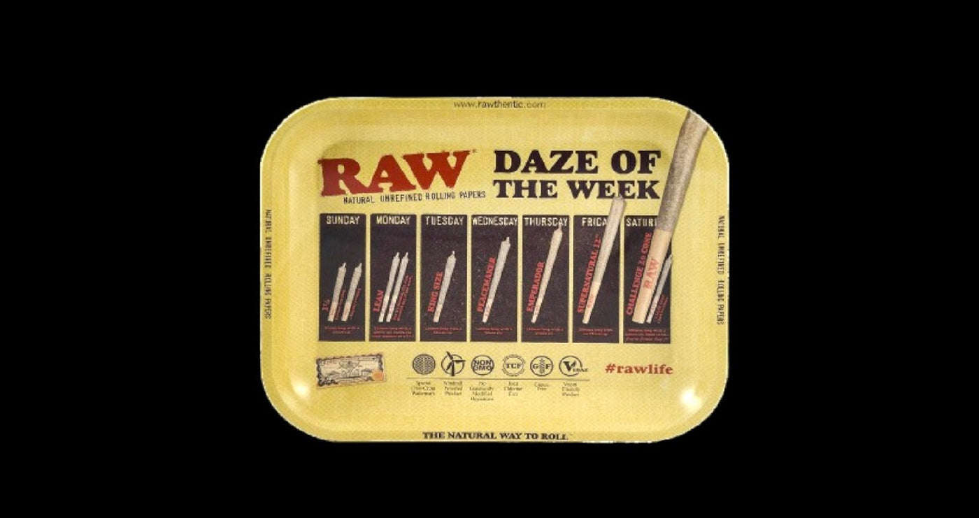 RAW Rolling Tray | RAW Weekly Daze | Mini