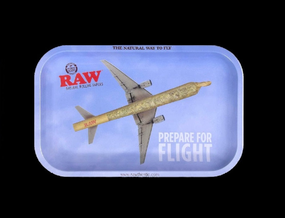 RAW Rolling Tray | Blue | RAW Take Flight | Small