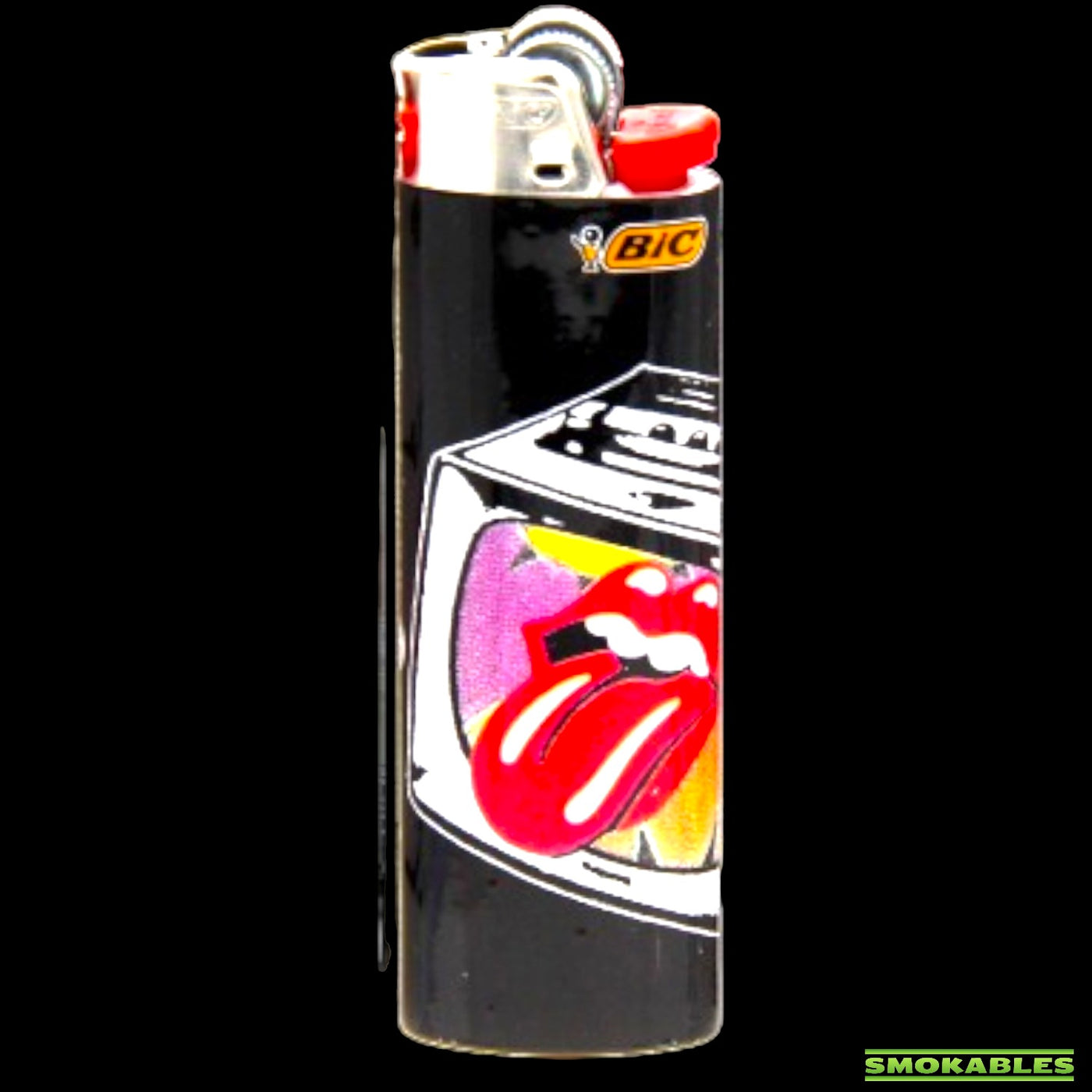 Bic J26 Maxi Lighter Rolling Stones