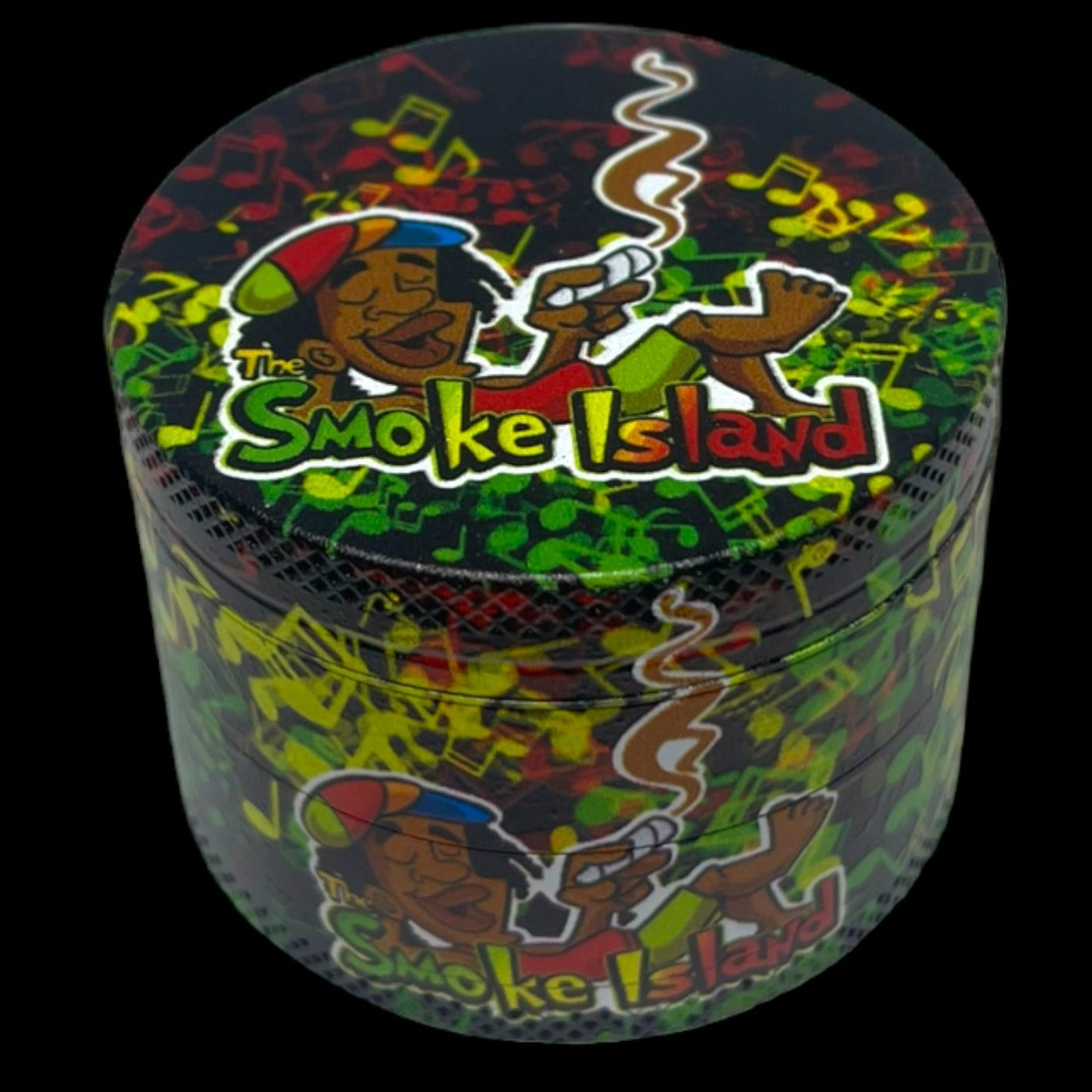 The Smoke Island: 50mm 4-Piece Herb Grinder