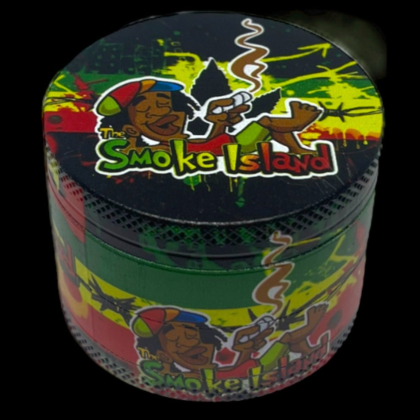 The Smoke Island: 50mm 4-Piece Herb Grinder