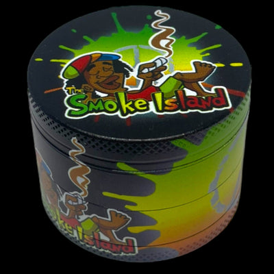 The Smoke Island: 50mm 4-Piece Herb Grinder