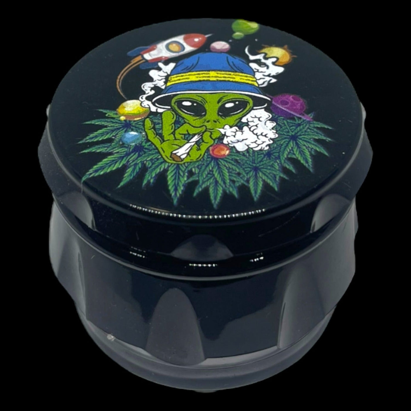 Alien XOG Labs | 4-Piece Plastic Herb Grinder | 55mm