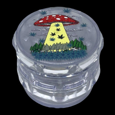 Alien XOG Labs | 4-Piece Plastic Herb Grinder | 55mm