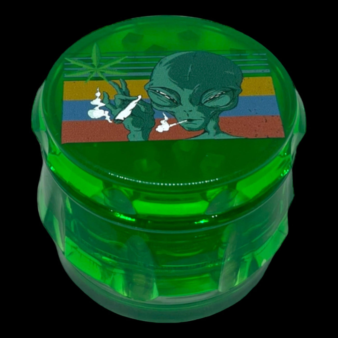 Alien XOG Labs | 4-Piece Plastic Herb Grinder | 55mm