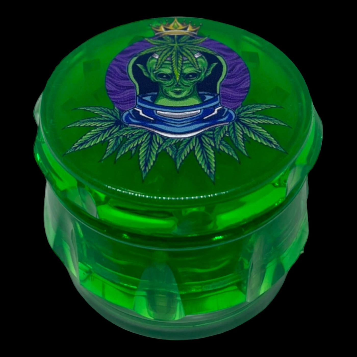 Alien XOG Labs | 4-Piece Plastic Herb Grinder | 55mm