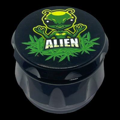 Alien XOG Labs | 4-Piece Plastic Herb Grinder | 55mm