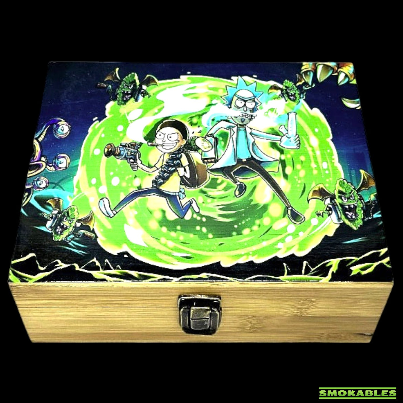 420 Gift Set | Wooden Box | Rick & Morty