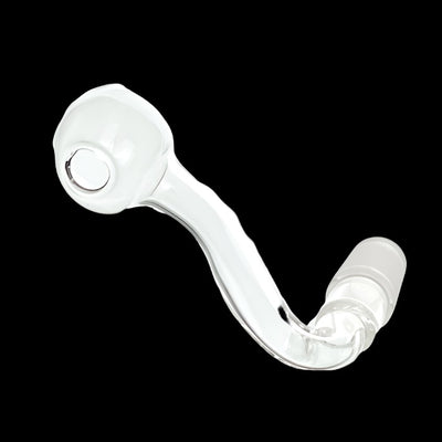 S Bend Glass Water Bubbler | Pipe Attachment | 9cm