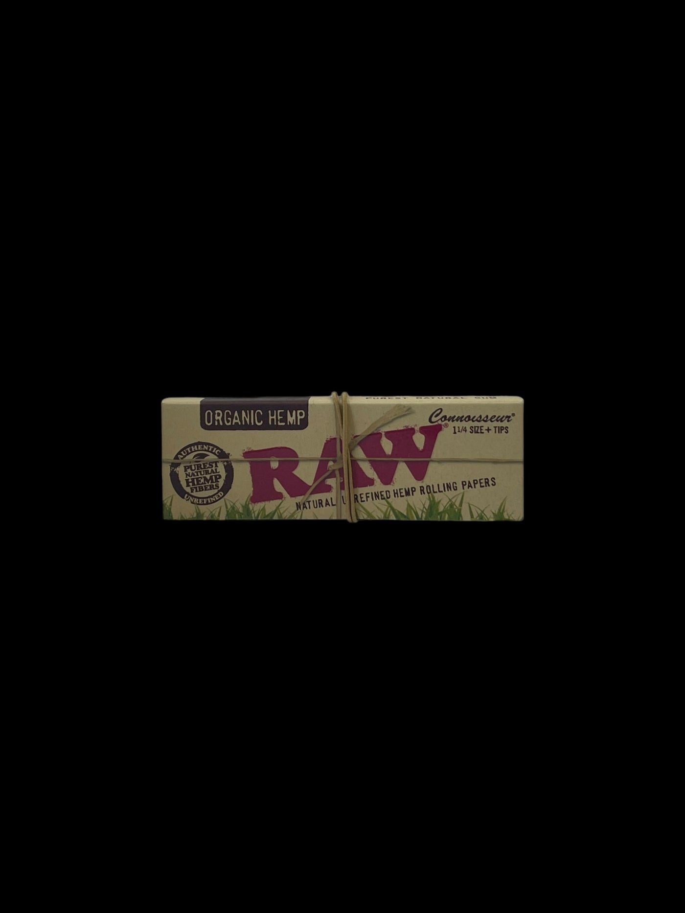 RAW Organic Hemp 1 1/4 Rolling Papers + Tips: Natural Perfection