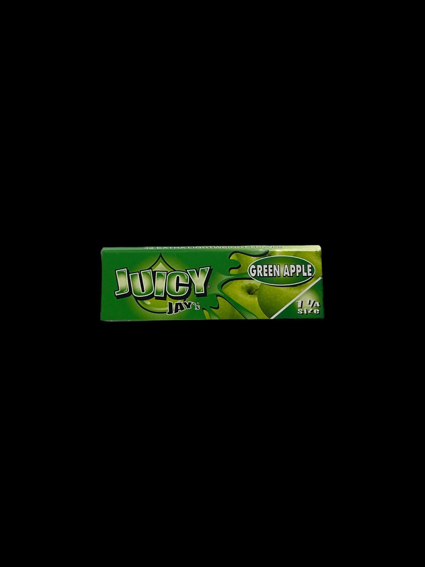 Juicy Jay's Hemp Rolling Papers 1 1/4 Green Apple: Taste the Orchard in Every Roll