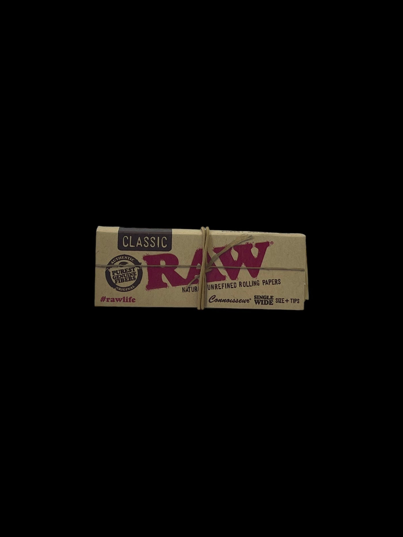 RAW Classic Single Wide Rolling Papers + Tips: Classic Convenience