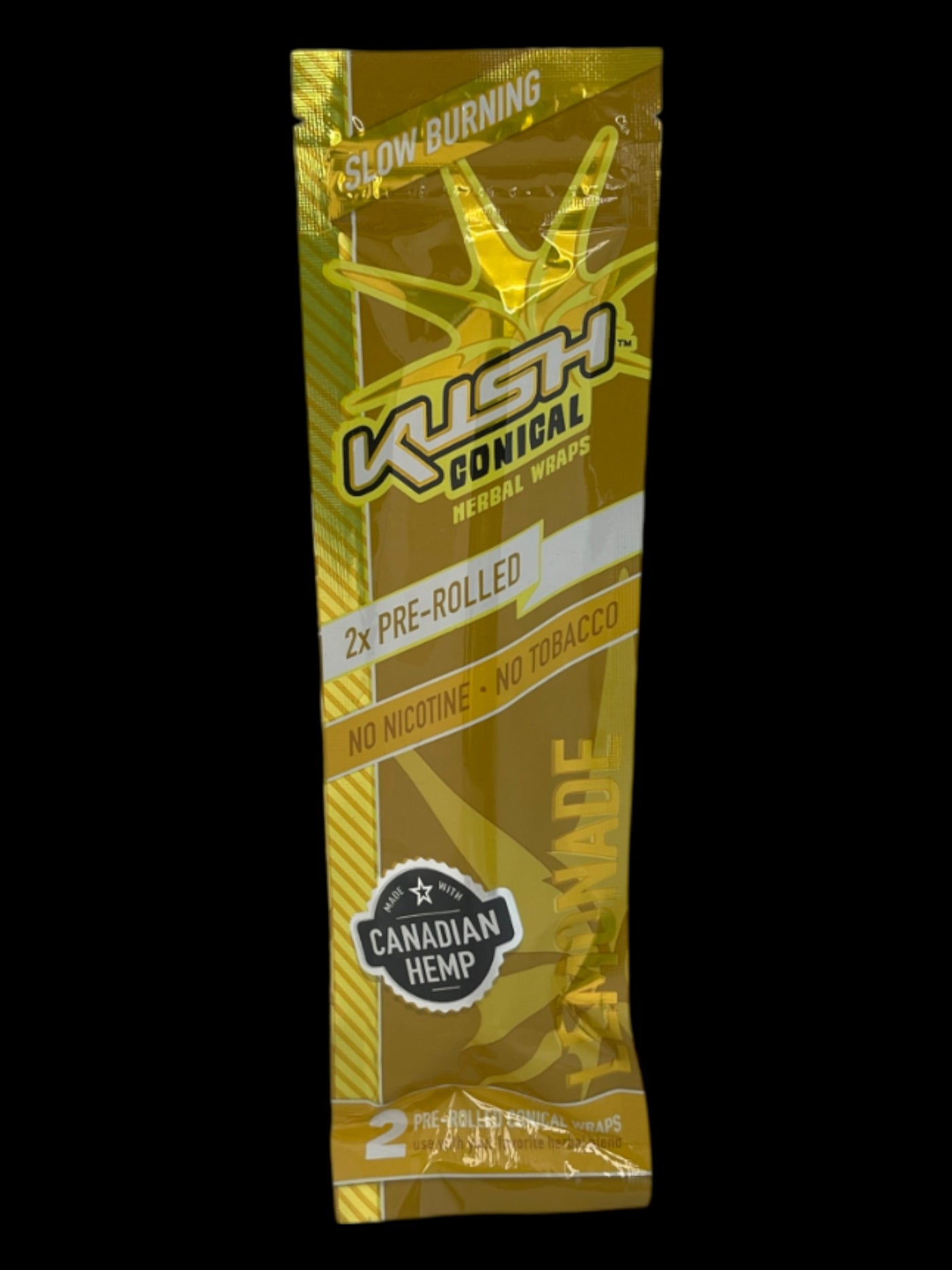 Kush Conical Pre-Rolled Wraps Lemonade