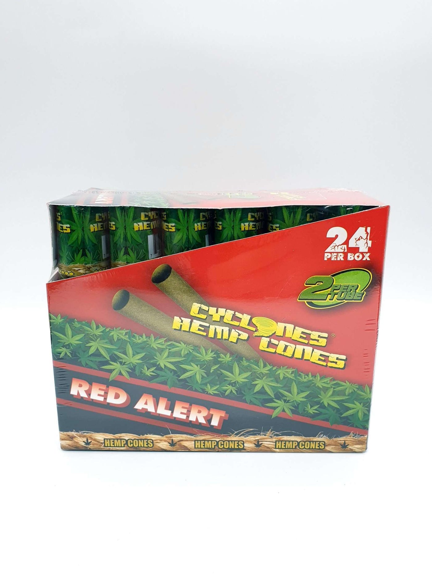 Cyclones | Hemp | Red Alert | Pre rolled Cones | 2pk