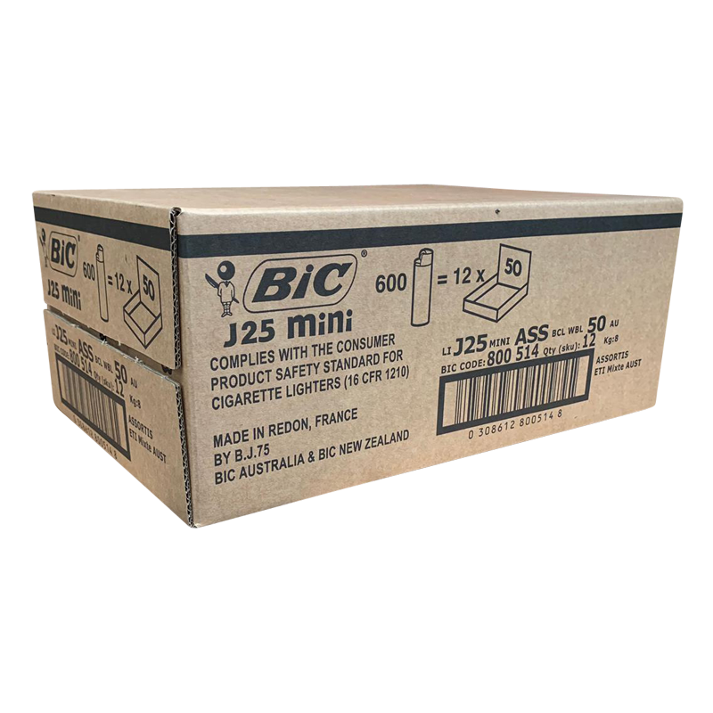 Bic J25 Mini Lighter Box