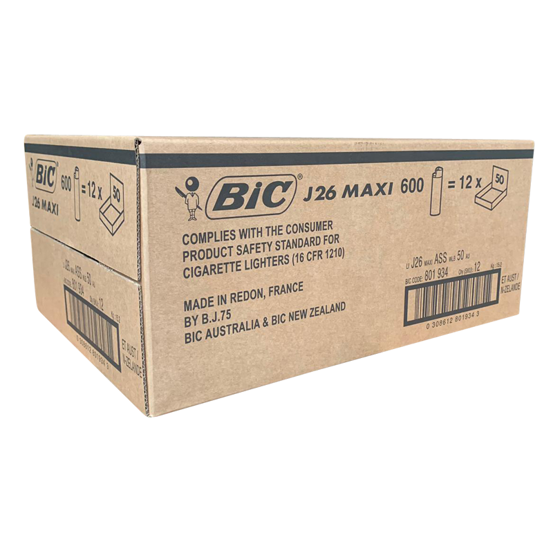 Bic J26 Maxi Lighter Box