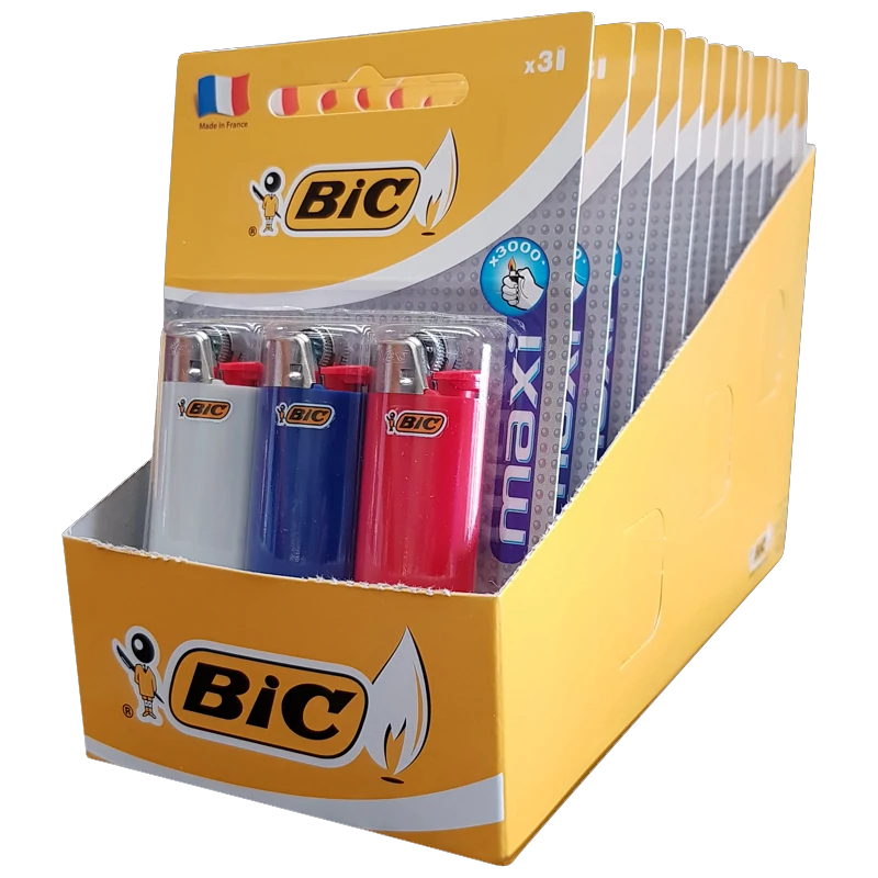 Bic J26 Maxi Lighter 3 Pack